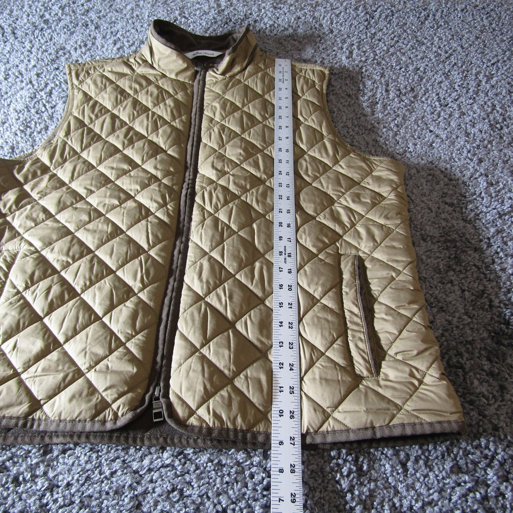 Peter Millar Vest Mens 2XL Essex Quilted Travel Puffer Diamond Fleece Lined - Picture 5 of 11